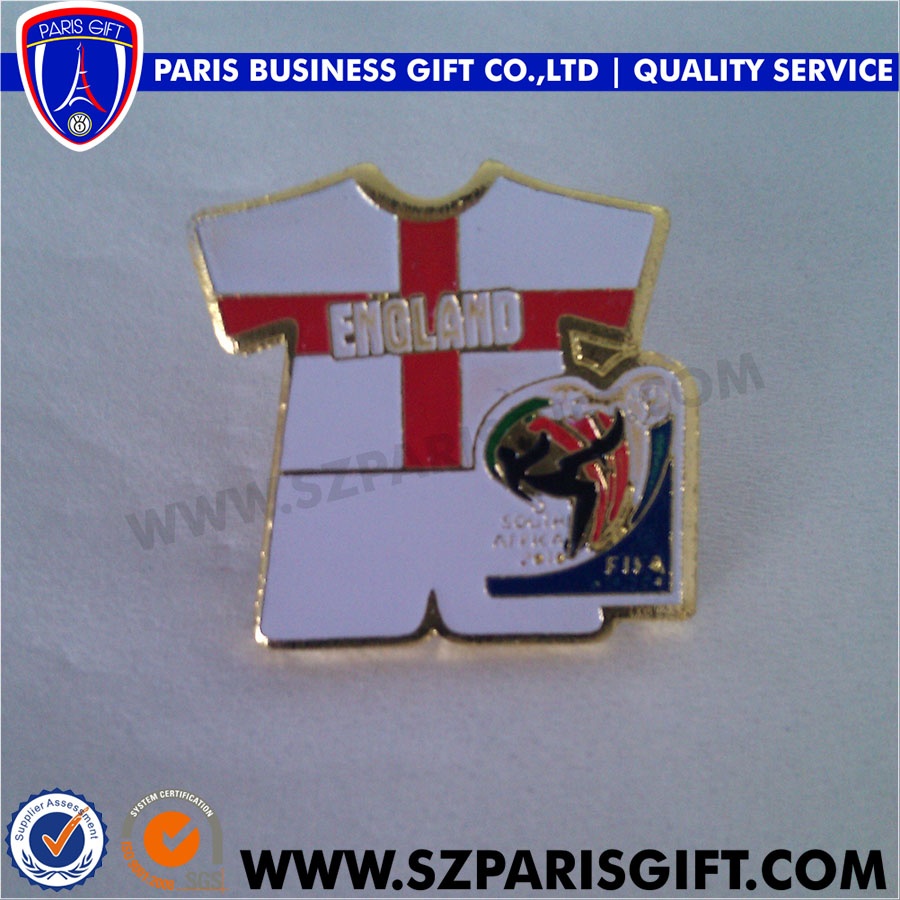 OEM promotional custom metal football lapel pin