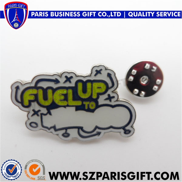Customized shaped 2d badge lapel pin for promotional