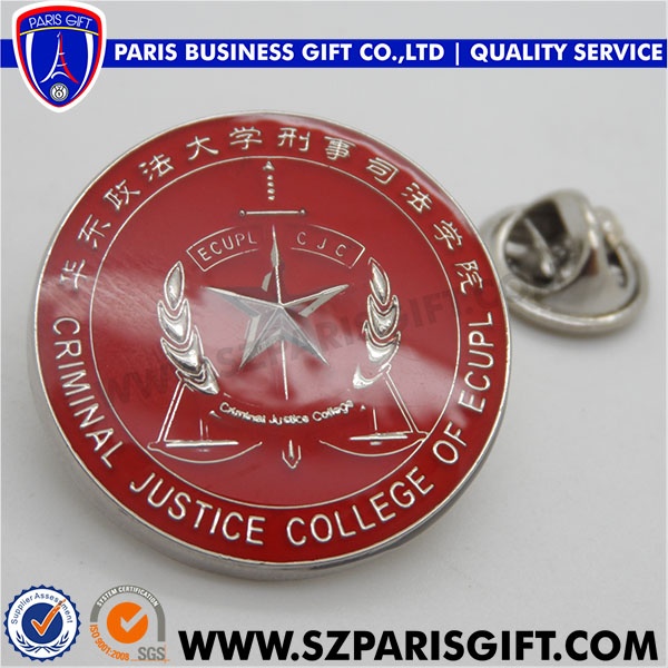 custom metal college lapel pins