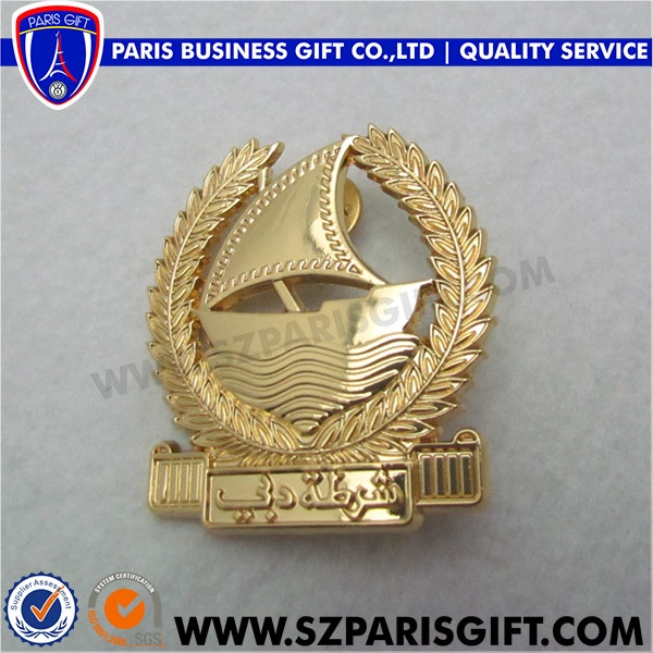 dubai pin lapel 3d badge for government