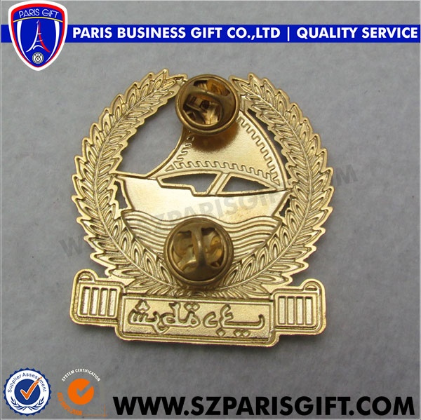 dubai pin lapel 3d badge for government