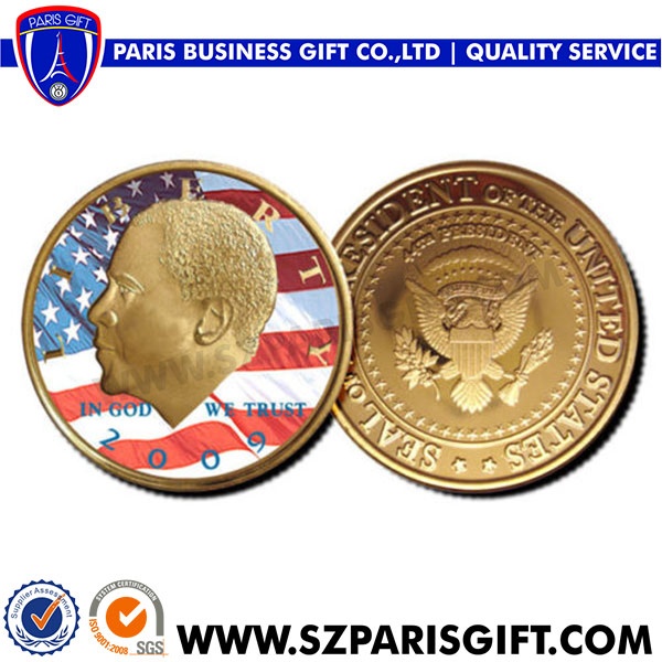 American President Shape Coin 3d High Relief Coin