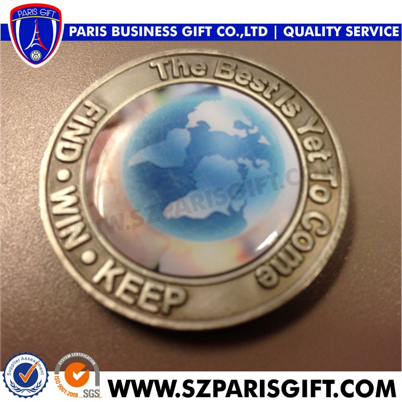 Top Quality Of Metal Enamel Gold Challenge Coin