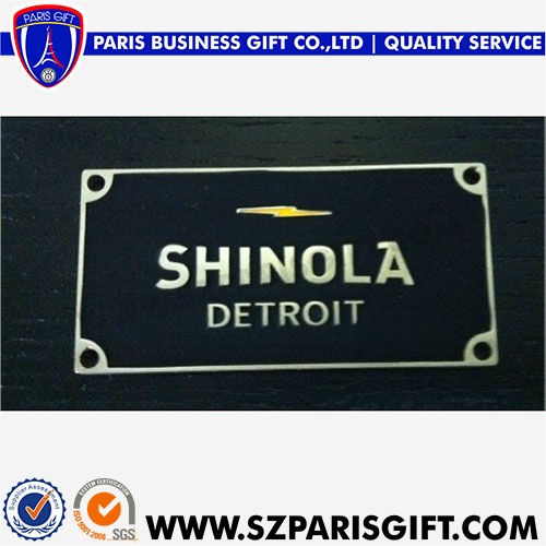 Factory Customized Design Embossed metal plates Extrusion Aluminum Metal Nameplate