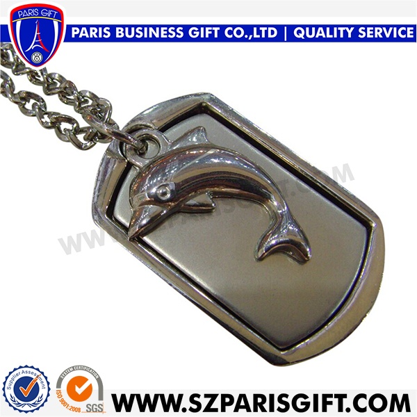 Custom 3d dolphins dog tags