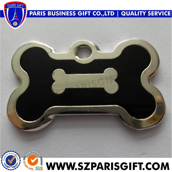 custom bone sahpe pet id tag