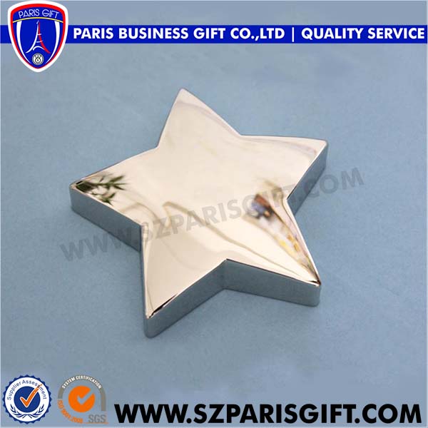 five-pointed star paper weight