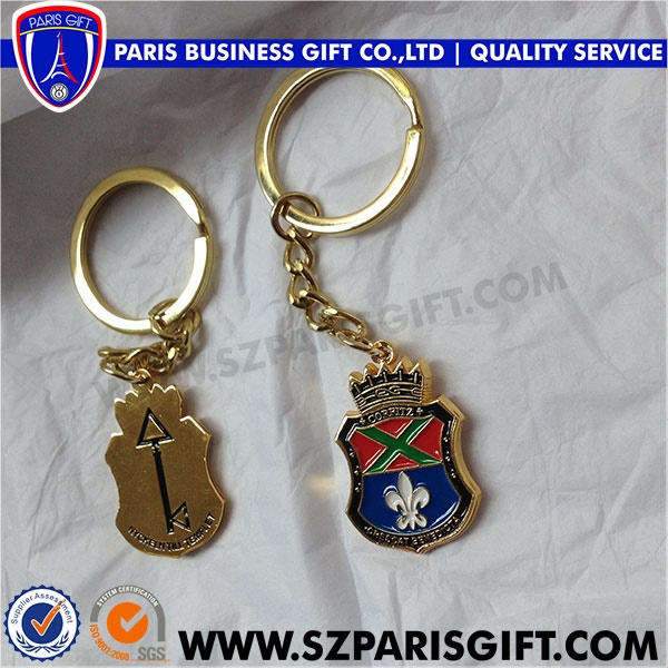 Sweden Metal Logo Keyring For Military Keyholder