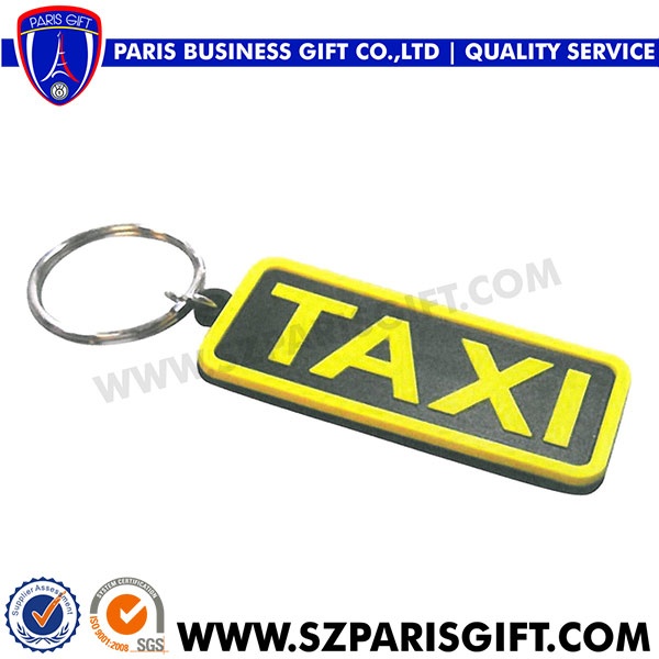 PVC TAXI Keychain Acrylic Keychain