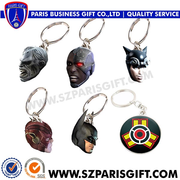 Rubber Keychain For Cartoon People