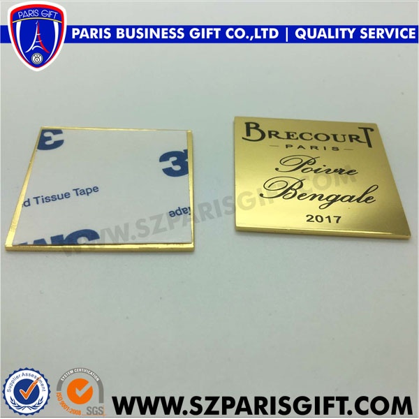 Custom design metal plates for clothing