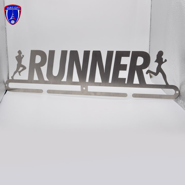 RUNNER stainless steel wire drawing process medal hanger