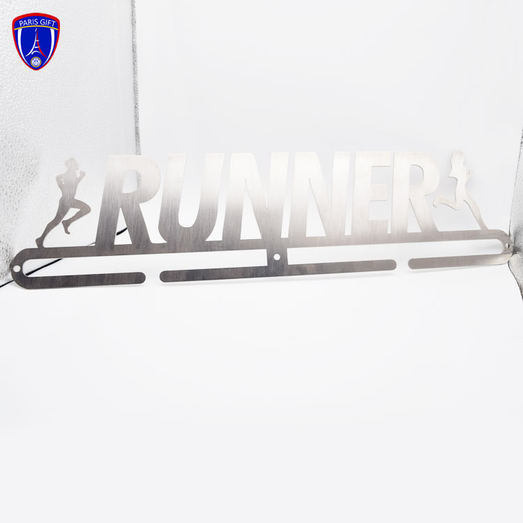 RUNNER stainless steel wire drawing process medal hanger