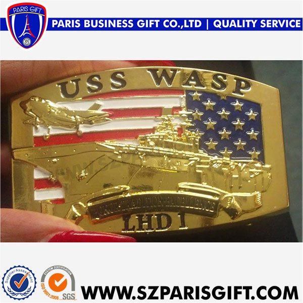 Custom Blank Gold Belt Buckle