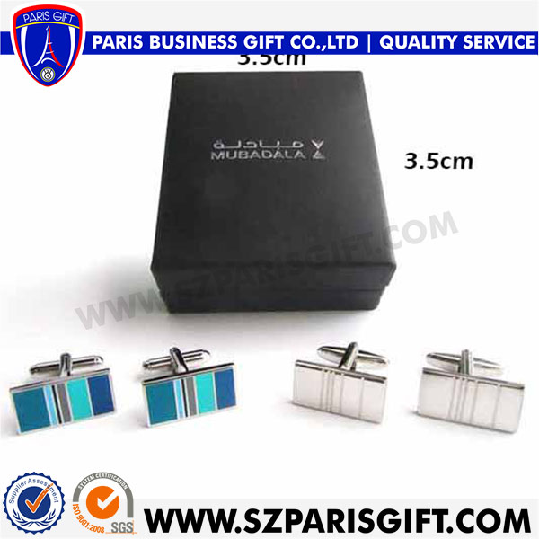 Customized Cufflinks With Plastic Box