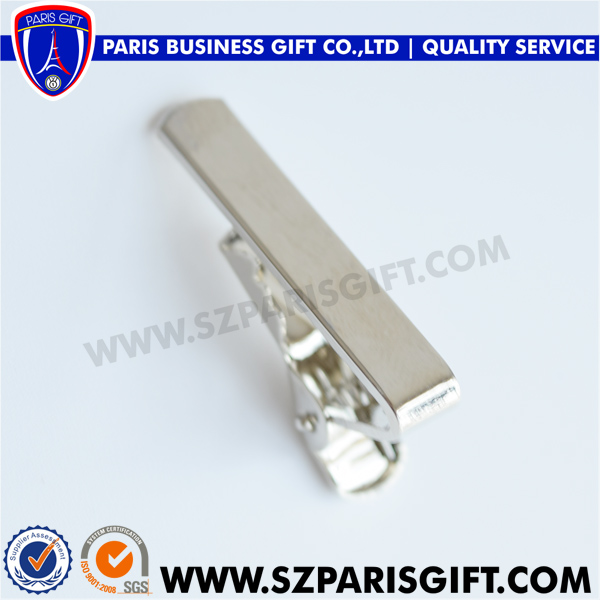 Small Blank Tie Bar, 1 Inch Tie Clips Clasp Silver Tie Pin