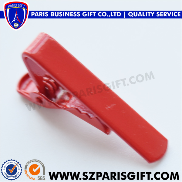 Red Mini Tie Bar Tie Pin 1 Inch Tie Clips For Men