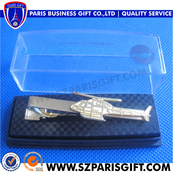 2d Airplane Tie Bar Tie Pin Tie Clip With Box