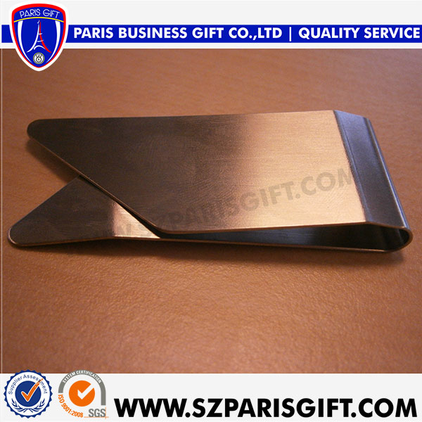 Promotional Custom Metal Silver Money Clip